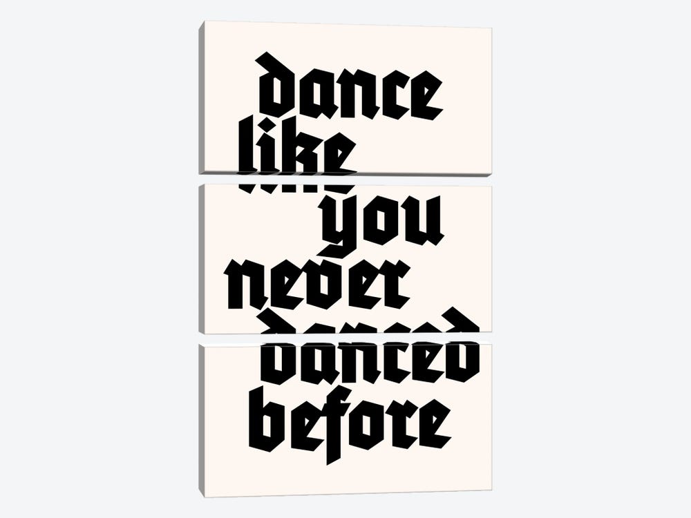 Dance Like Never Before by Kubistika 3-piece Art Print