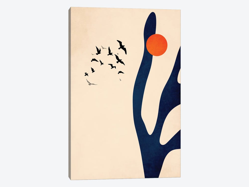Desert Birds by Kubistika 1-piece Canvas Print