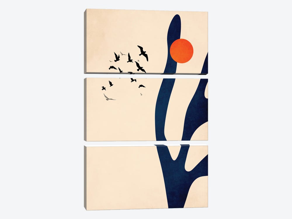 Desert Birds by Kubistika 3-piece Art Print