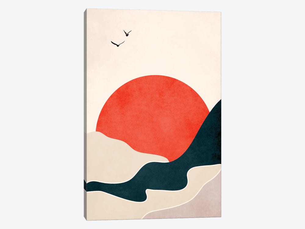 Drowning Sun by Kubistika 1-piece Canvas Print