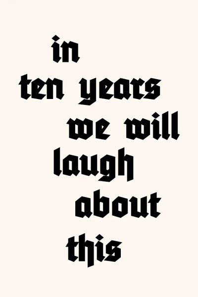 In Ten Years by Kubistika framed canvas print