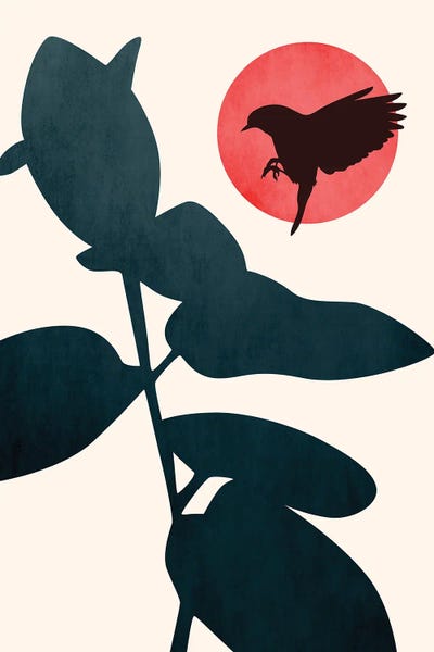 Japanese Bird by Kubistika canvas print