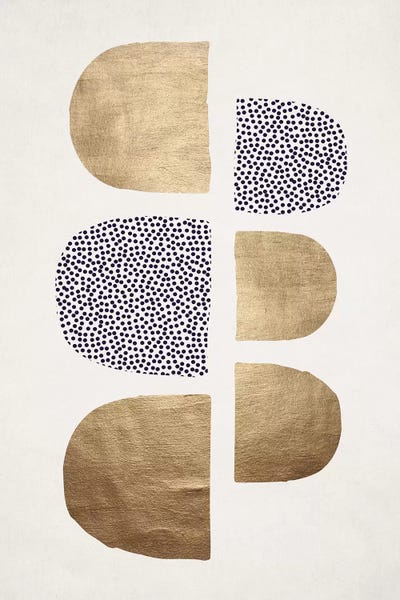 Geometric Abstracta by Kubistika framed canvas print