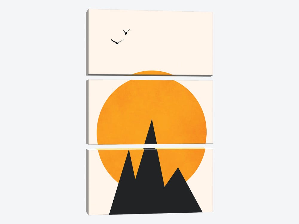 Les Alpes by Kubistika 3-piece Art Print