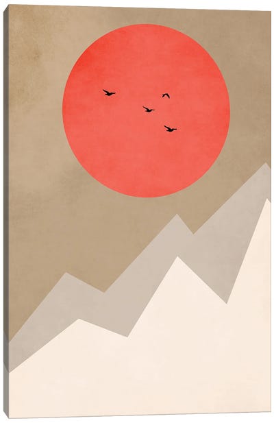 Mont Blanc Canvas Art Print - Kubistika