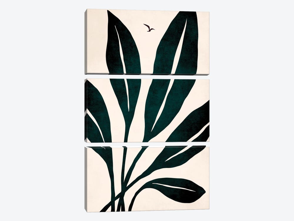 Ophelia Verde by Kubistika 3-piece Canvas Art