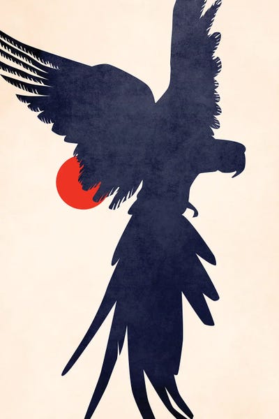 Parrot by Kubistika art print