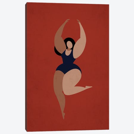Prima Ballerina X Canvas Print #KUB309} by Kubistika Canvas Wall Art