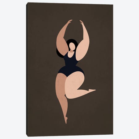 Prima Ballerina Y Canvas Print #KUB310} by Kubistika Art Print