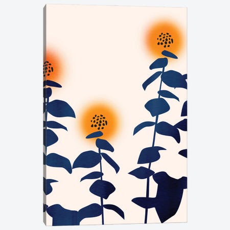 Sunflowers Canvas Print #KUB315} by Kubistika Canvas Art