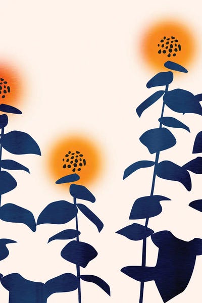 '70s Aesthetic: Sunflowers by Kubistika