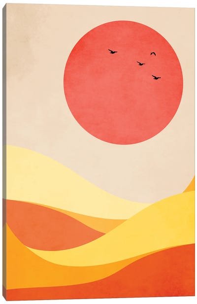 Sweet Harmony Canvas Art Print - '70s Sunsets