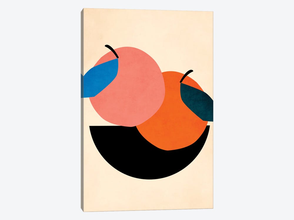 Two Apples by Kubistika 1-piece Art Print