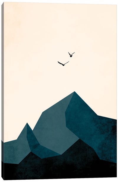 Zugspitze, ZWEI Canvas Art Print - Kubistika