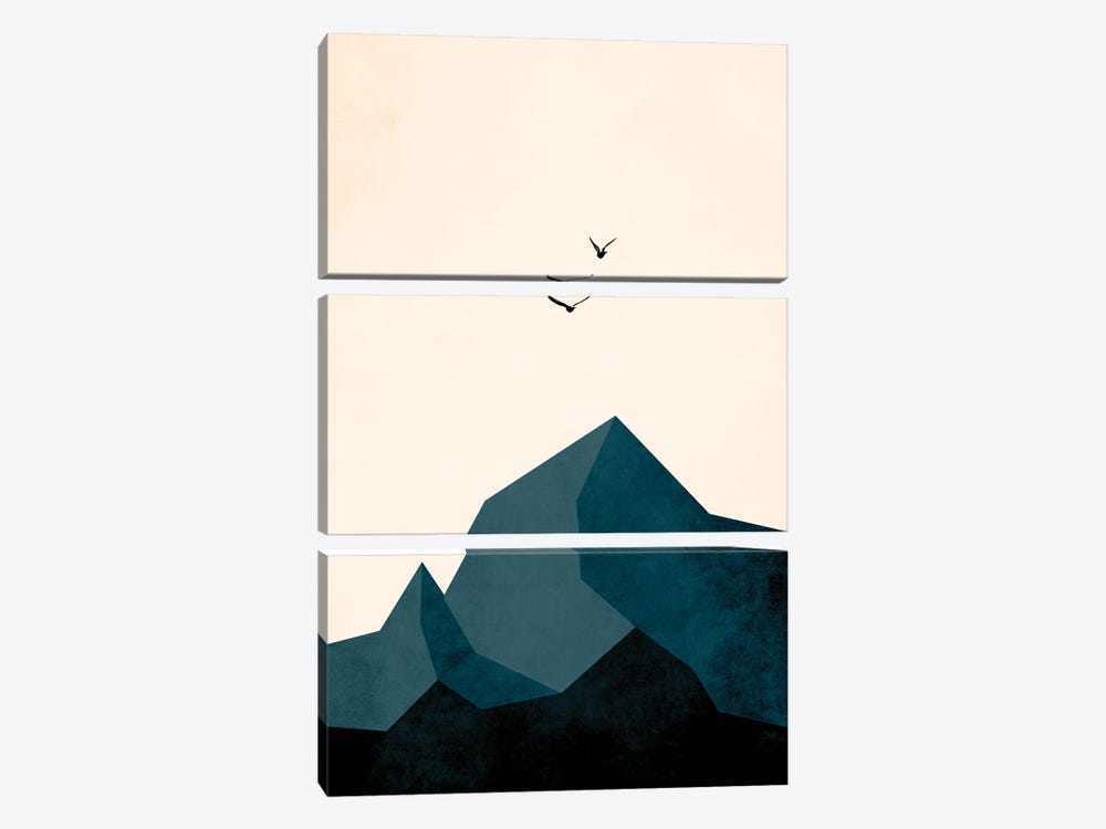 Zugspitze, ZWEI by Kubistika 3-piece Canvas Wall Art