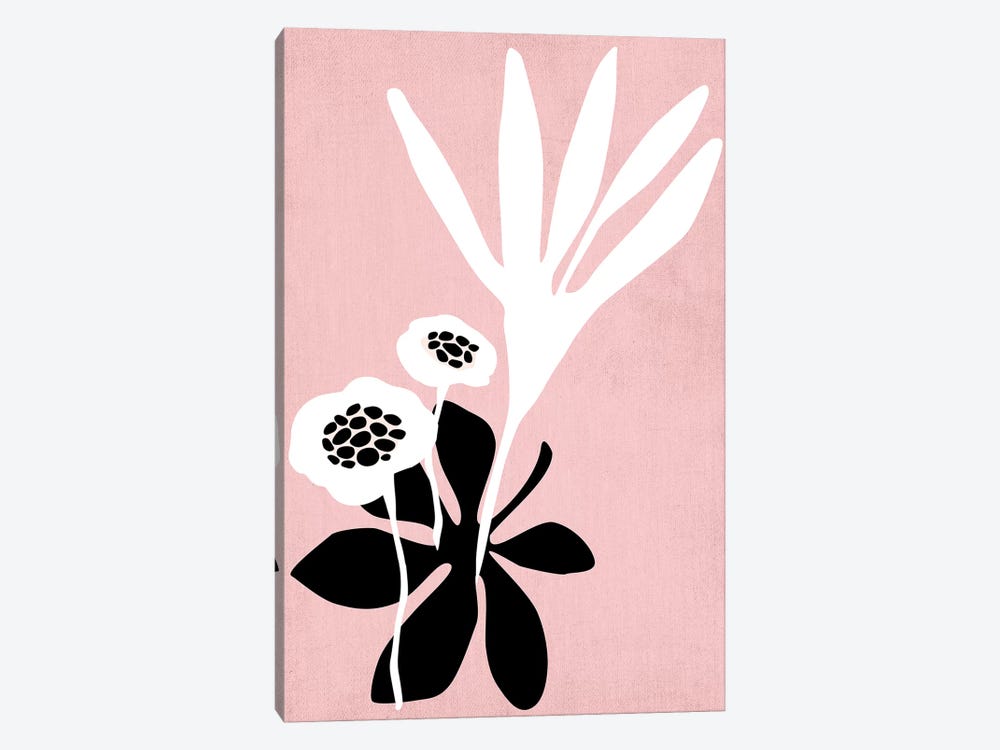 Pink Blossom by Kubistika 1-piece Canvas Artwork
