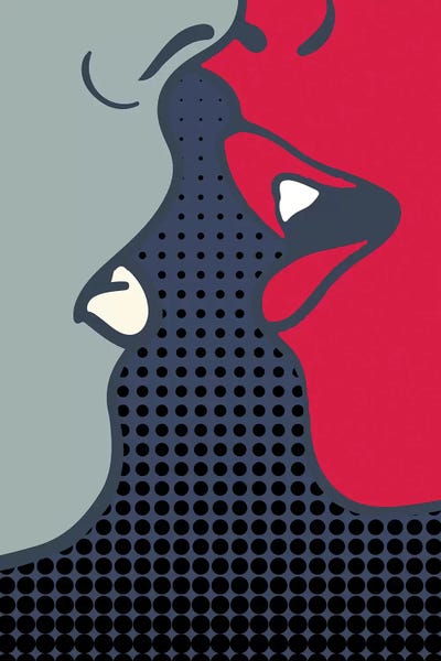 Romantic Bedroom (Couples): The Kiss by Kubistika