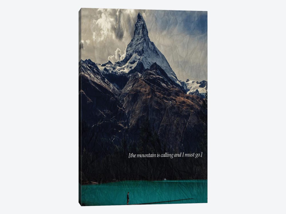 The Mountain Is Calling by Kubistika 1-piece Art Print