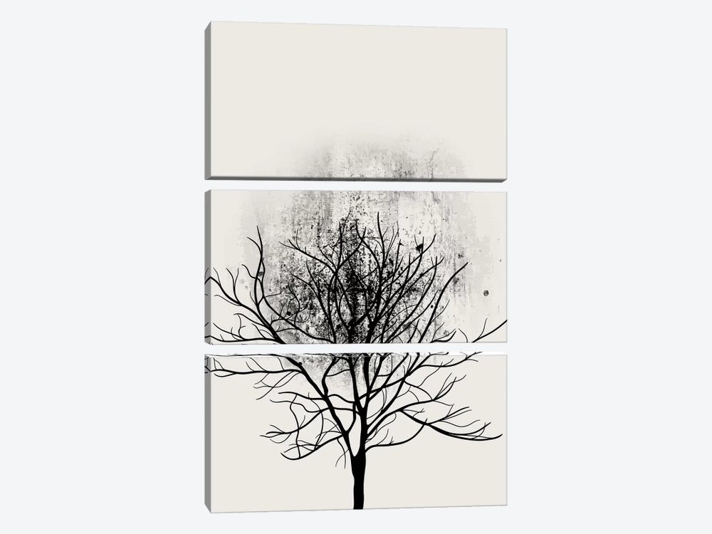 Tree Study No.3 by Kubistika 3-piece Canvas Print