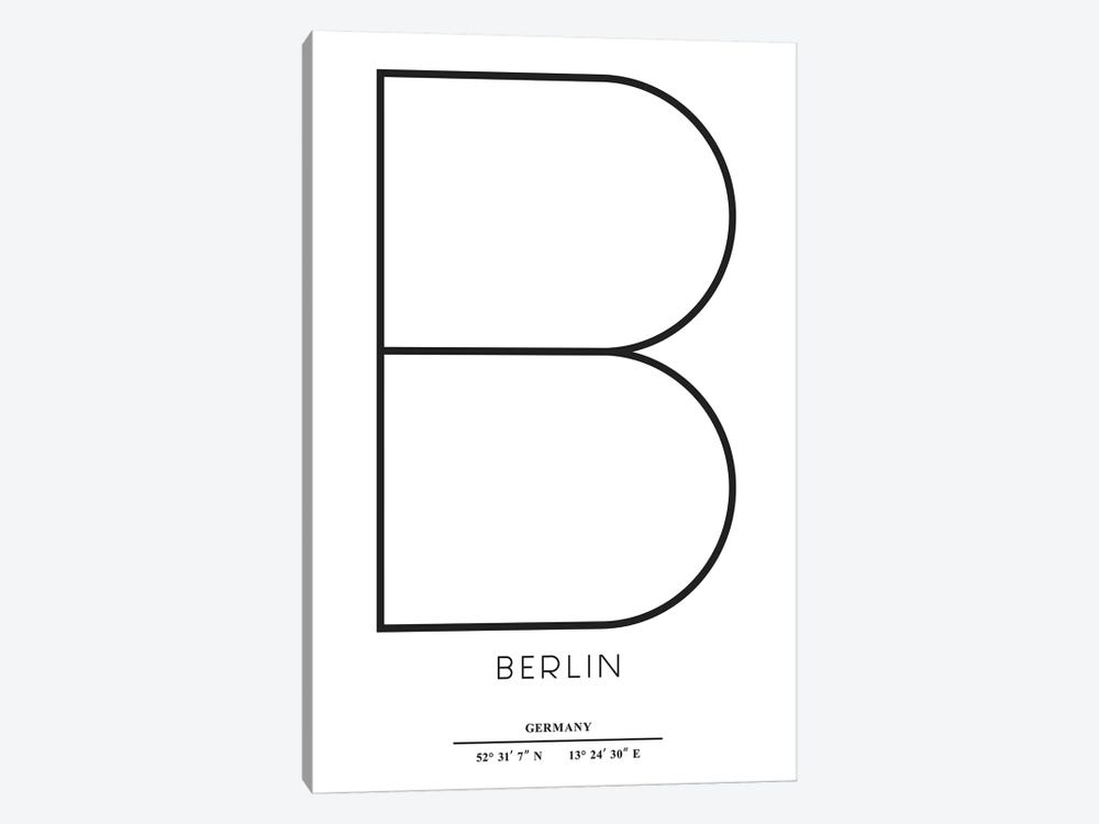 Berlin by Kubistika 1-piece Canvas Art Print