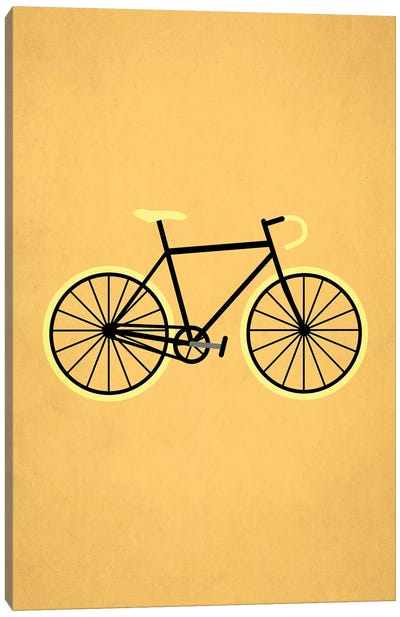 Bicycle Love Canvas Art Print - Kubistika