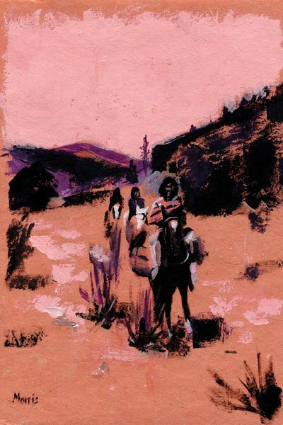 Kevin Brent Morris: Apache Land- After Curtis by Kevin Brent Morris