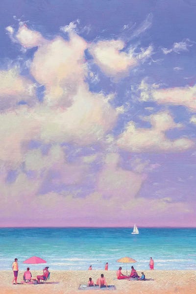 Contemporary Coastal: Joyful Summer Day At Sea by Andrii Kovalyk