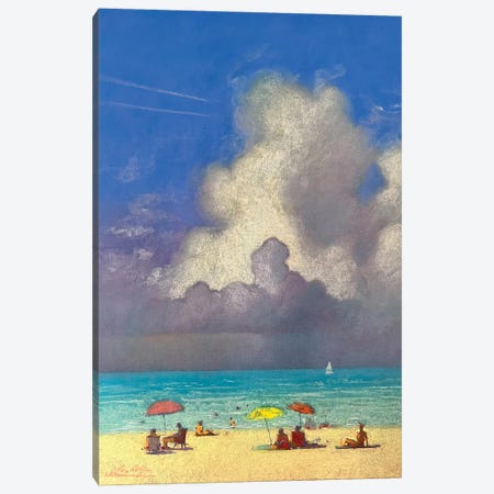 Warm Memories Of A Summer Day At Sea Canvas Print #KVK105} by Andrii Kovalyk Canvas Print
