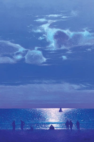 Blue: A Romantic Night At Sea by Andrii Kovalyk