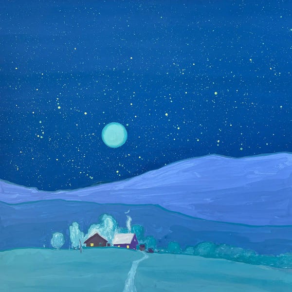 Andrii Kovalyk: Night Calm Radiance by Andrii Kovalyk
