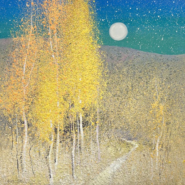 Astronomy & Space: Whisper Of The Moonlit Forest by Andrii Kovalyk