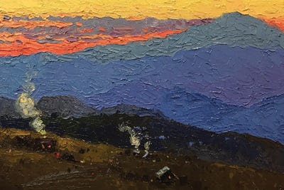 Evening In Mountains by Andrii Kovalyk canvas print