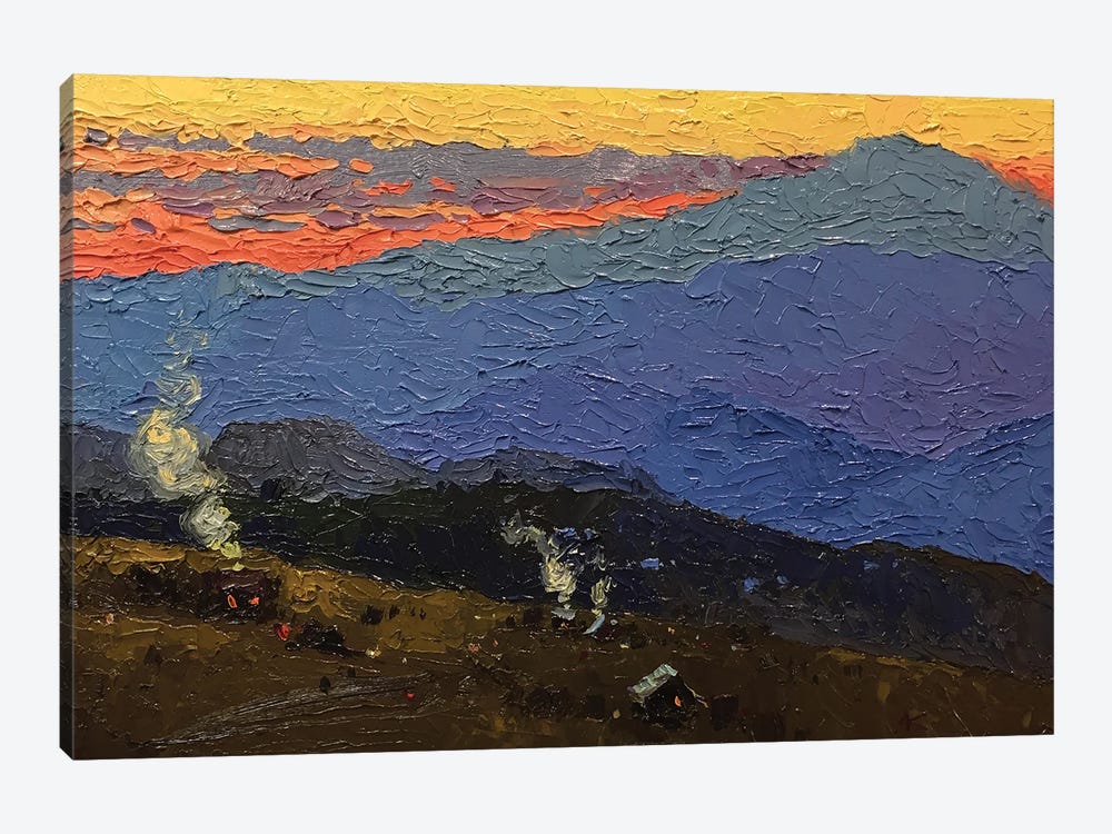 Evening In Mountains by Andrii Kovalyk 1-piece Art Print