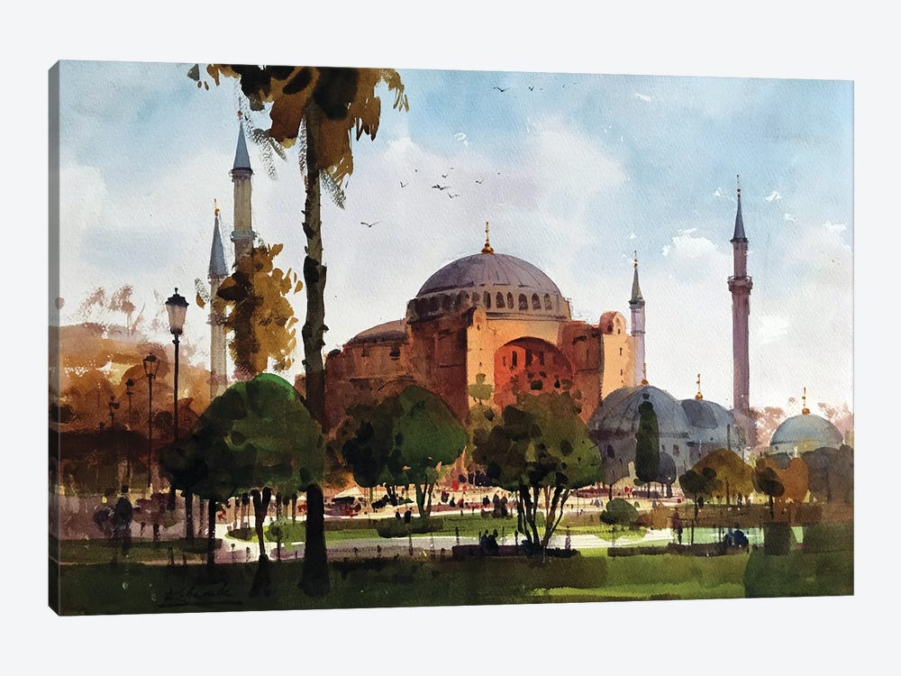 Hagia Sophia Of Constantinople by Andrii Kovalyk 1-piece Art Print