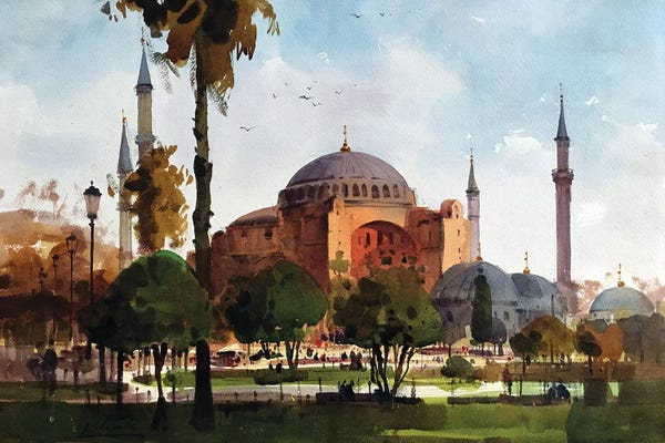 Middle Eastern Culture: Hagia Sophia Of Constantinople by Andrii Kovalyk