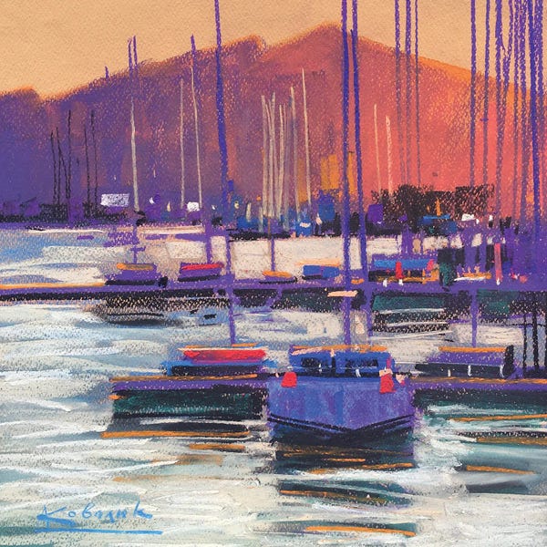 Artists Like Monet: Impression In Chalkida Greece by Andrii Kovalyk