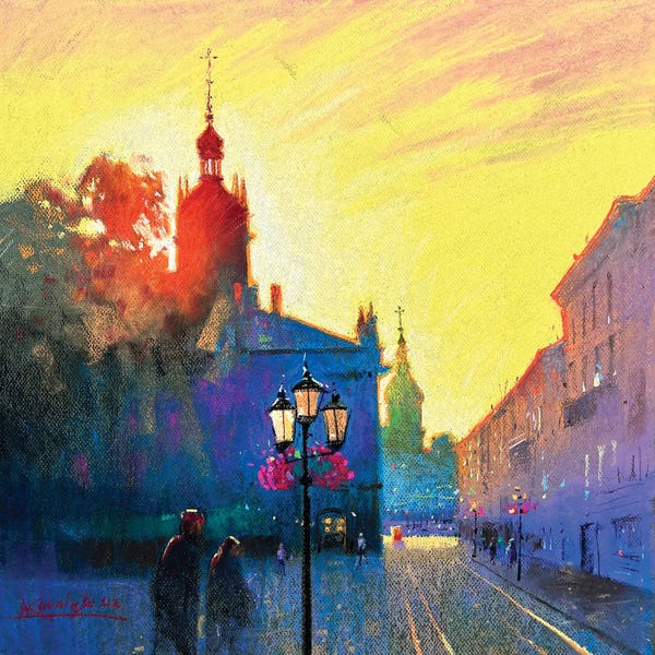 Light In Ukrainian City Of Lviv