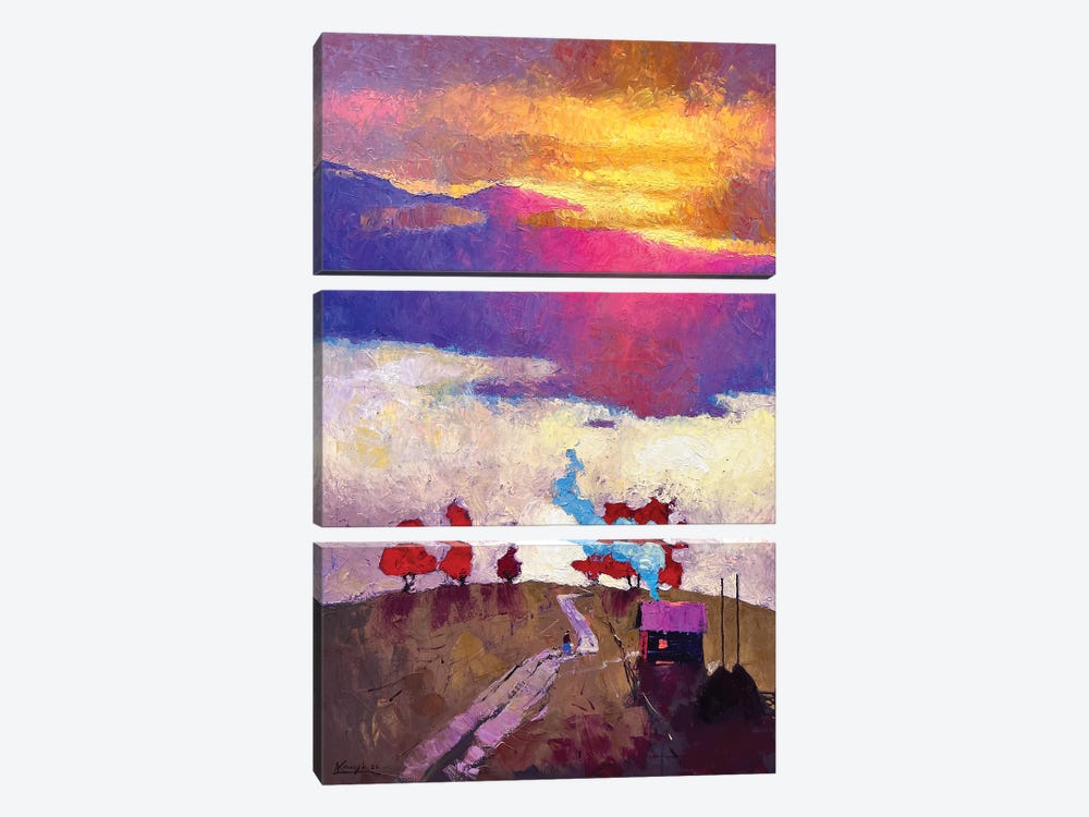 Mountains Energy by Andrii Kovalyk 3-piece Canvas Artwork