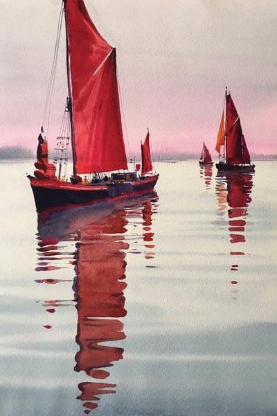 Andrii Kovalyk: Red Sails by Andrii Kovalyk