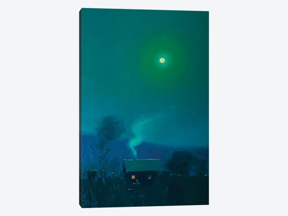 Romantic Lunar Night by Andrii Kovalyk 1-piece Canvas Print