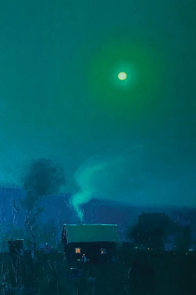 Andrii Kovalyk: Romantic Lunar Night by Andrii Kovalyk
