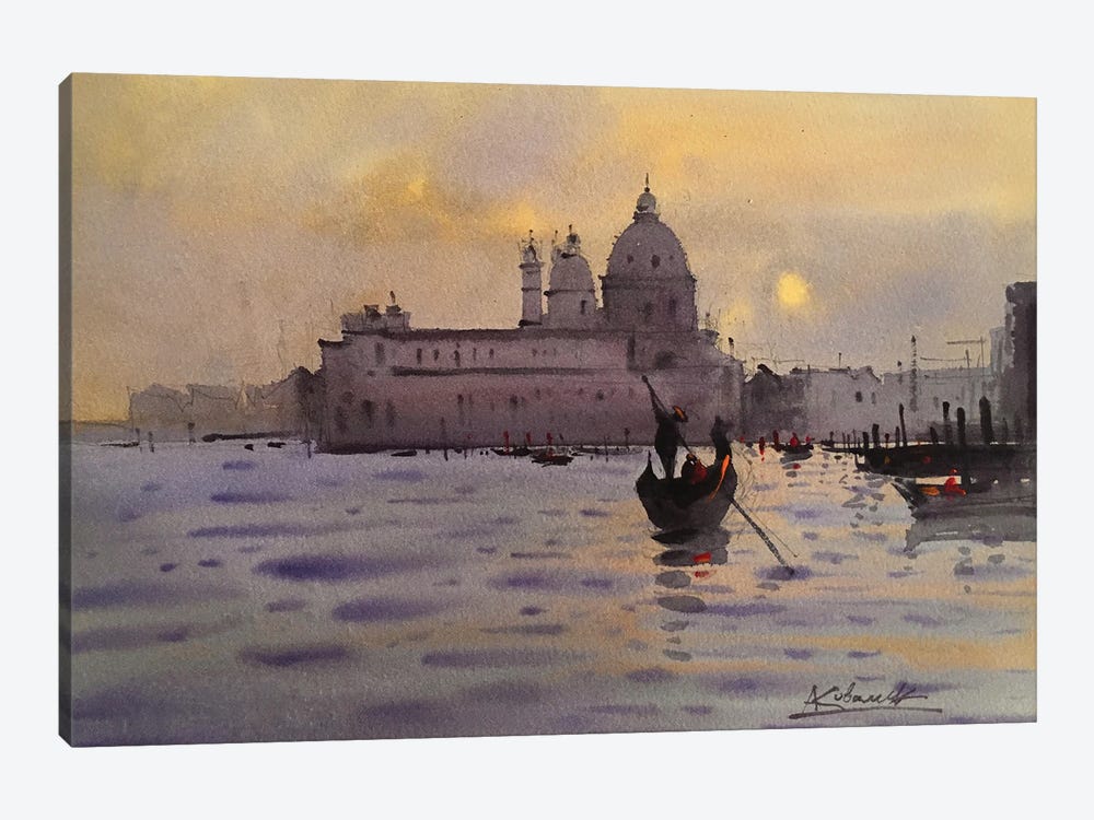 Sunset In Venice by Andrii Kovalyk 1-piece Art Print