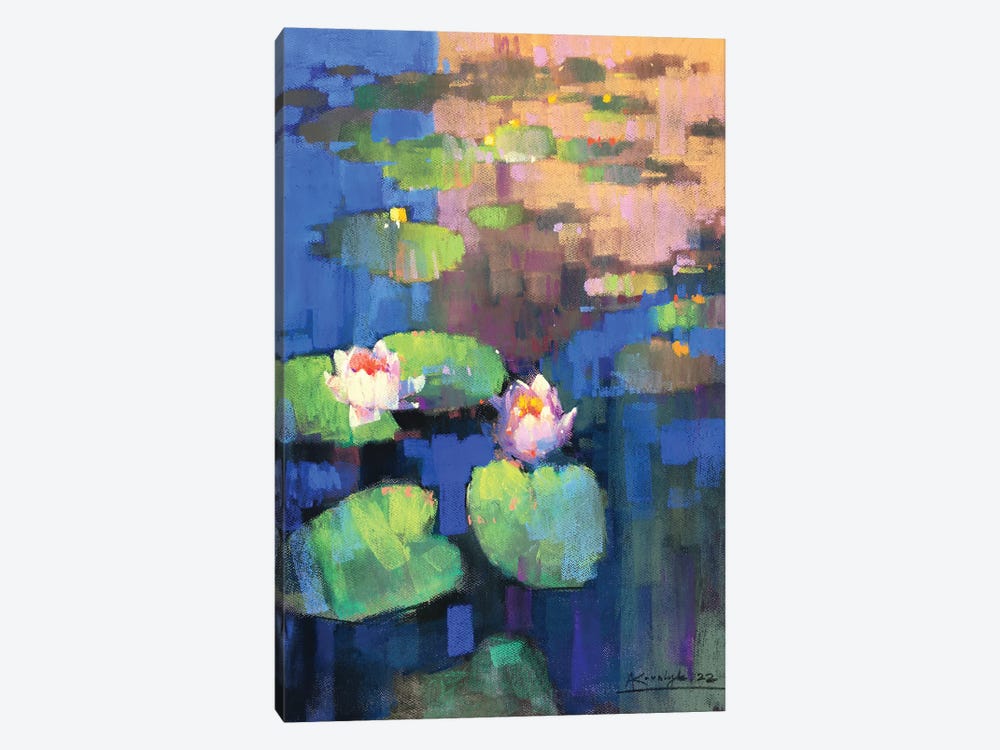 Water Lilies by Andrii Kovalyk 1-piece Canvas Art