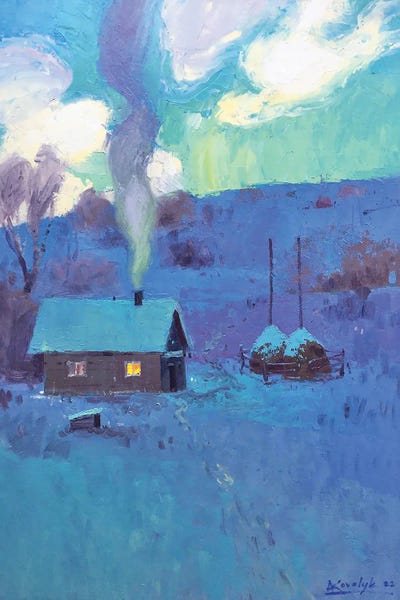 Andrii Kovalyk: Winter Landscape In Carpathians by Andrii Kovalyk