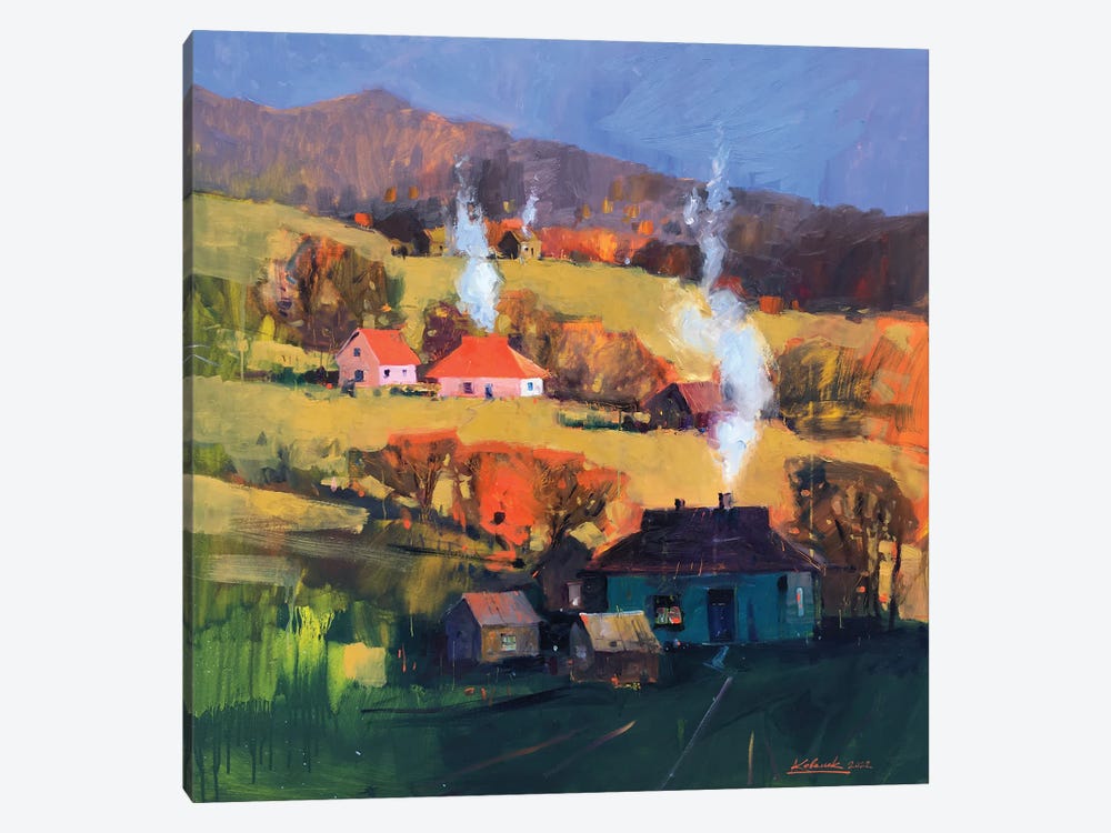 An Unforgettable Warm Evening In The Carpathians by Andrii Kovalyk 1-piece Canvas Art Print