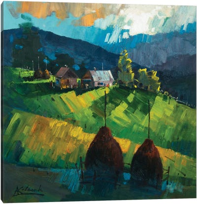 Energy Of Carpathians Mountains Canvas Art Print - Andrii Kovalyk