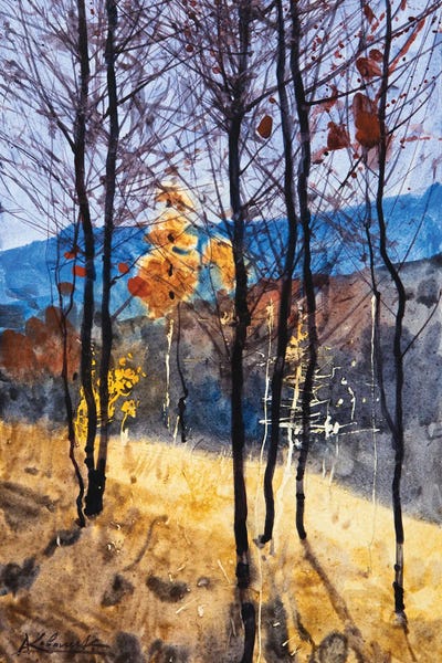 Artists From Ukraine: Autumn Carpathians Landscape by Andrii Kovalyk