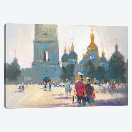 Summer Day In Kyiv Canvas Print #KVK66} by Andrii Kovalyk Canvas Print