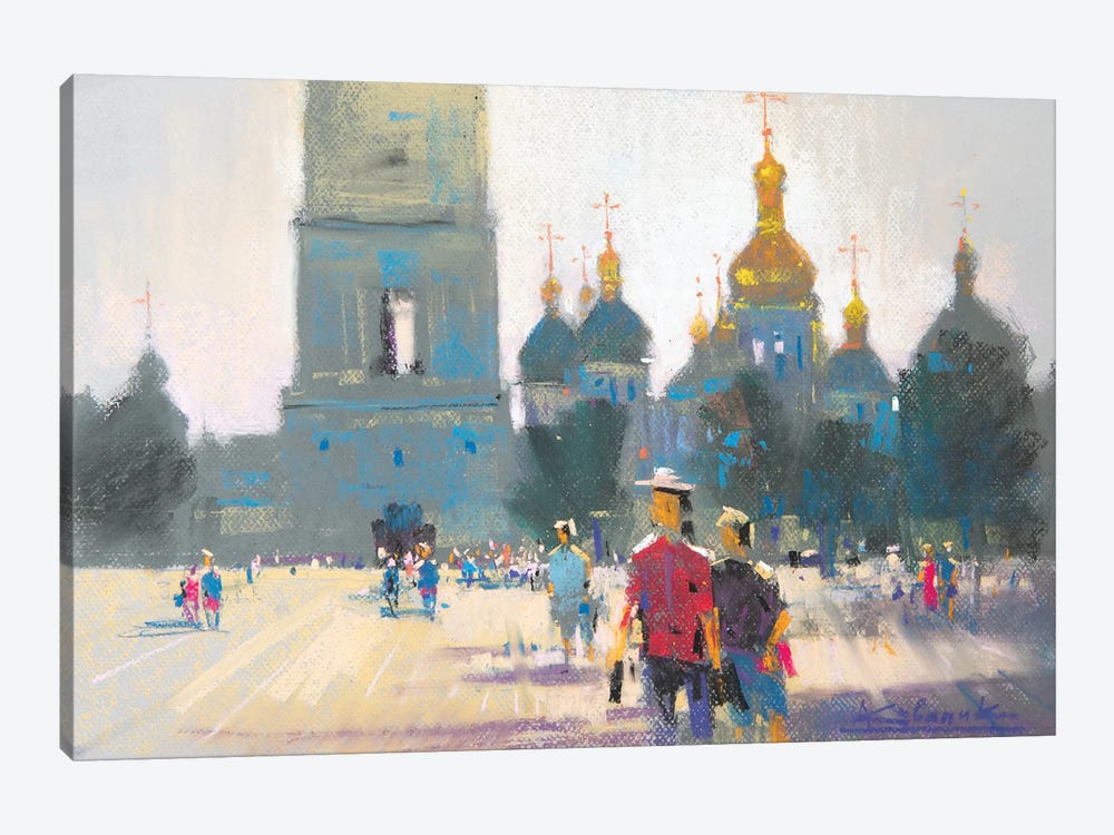 Summer Day In Kyiv by Andrii Kovalyk 1-piece Art Print