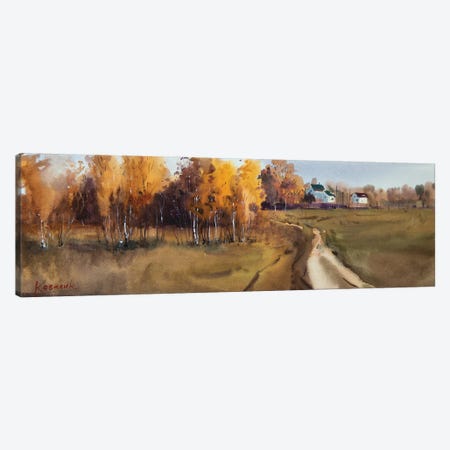 Gold Of Autumn Canvas Print #KVK69} by Andrii Kovalyk Canvas Artwork